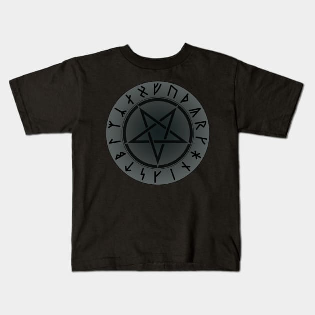 Pentagram Kids T-Shirt by MarFrnc